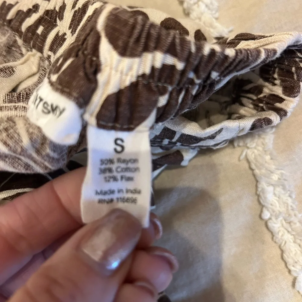 Floral Print Wide-Leg Jumpsuit. 2 Piece - Picture 5 of 10